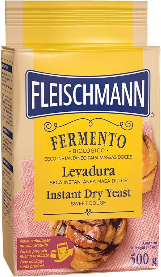 Fermento Biológico Seco Instantâneo Massas Doces 500g