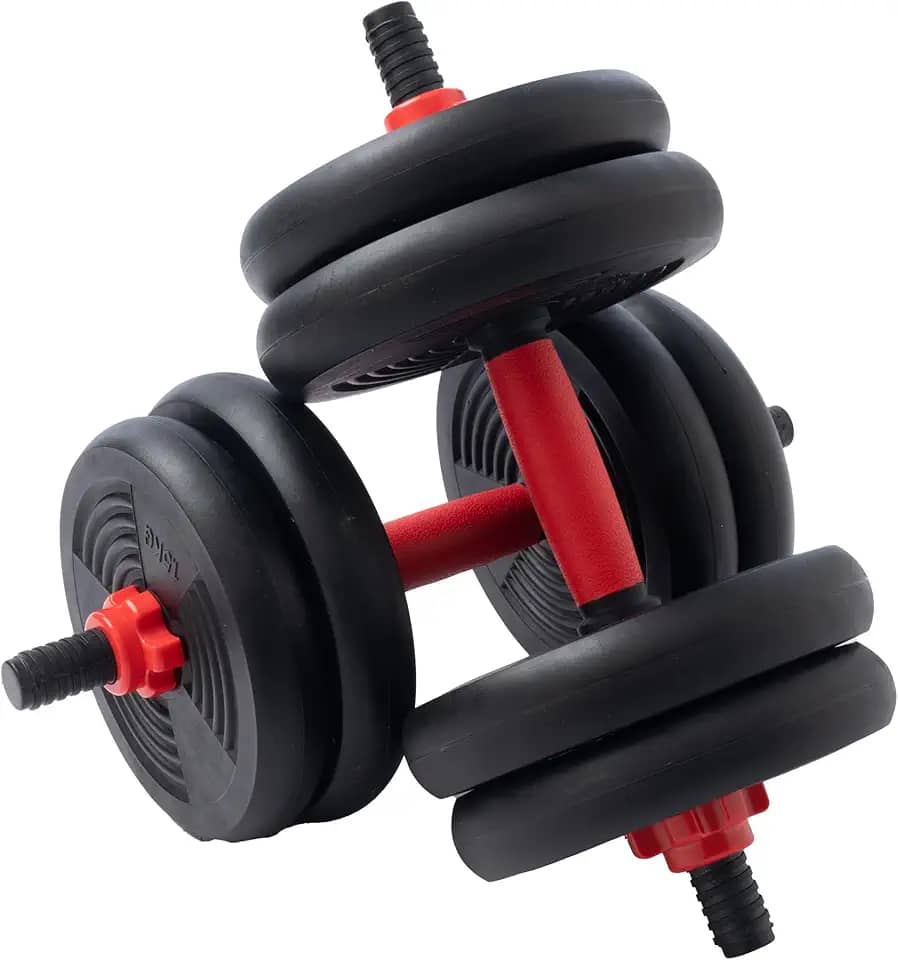 Par Halter Ajustavel 15Kg Dumbbell Regulavel Musculação WCT