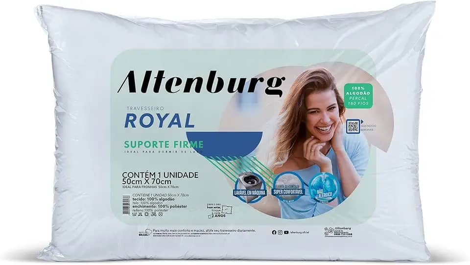 Travesseiro Royal Altenburg - 50x70cm - Branco