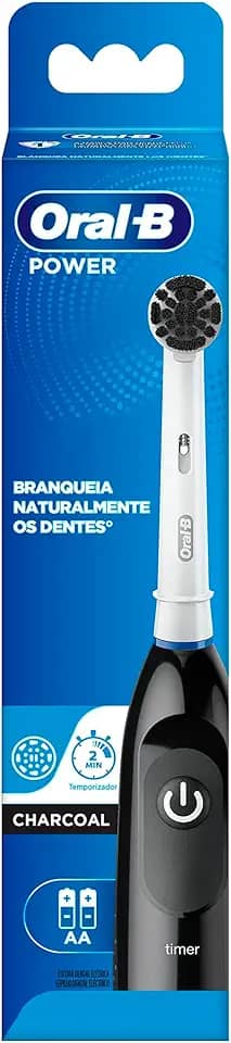 Escova de Dente Elétrica Oral-B Charcoal 1 unidade.