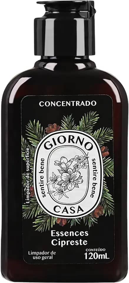 Limpador Concentrado de Superfície, Perfumador, Cipreste, Giorno Casa, 120 ml, Marrom