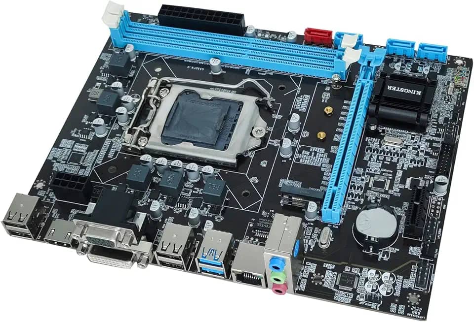 1000Mbps B75 Placa Mãe Pci Express Chipset Intel 1155 Ddr3 Usb 2.0 16gb, Compatível com CPU da série LGA1155 Socket I3/I5/I7
