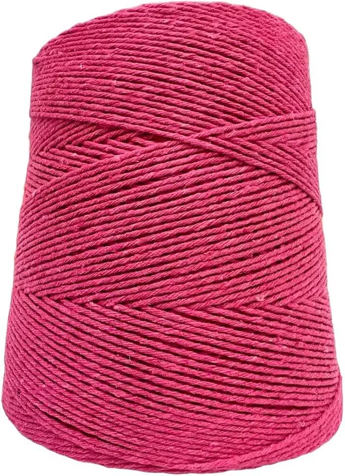 Barbante Eco Brasil 6 fios 1kg 980m Soberano cores a escolha (Rosa)
