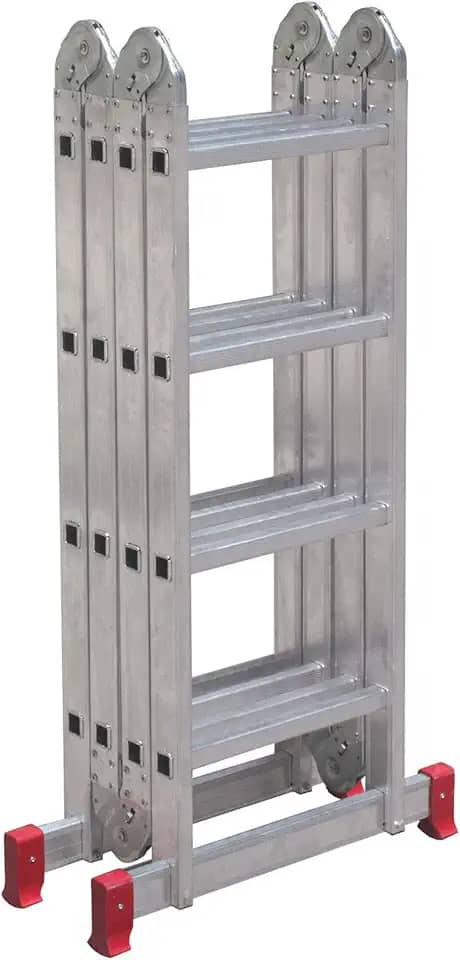 Escada Articulada 4x4 com 16 Degraus de Alumínio, BOTAFOGO, ESC0293