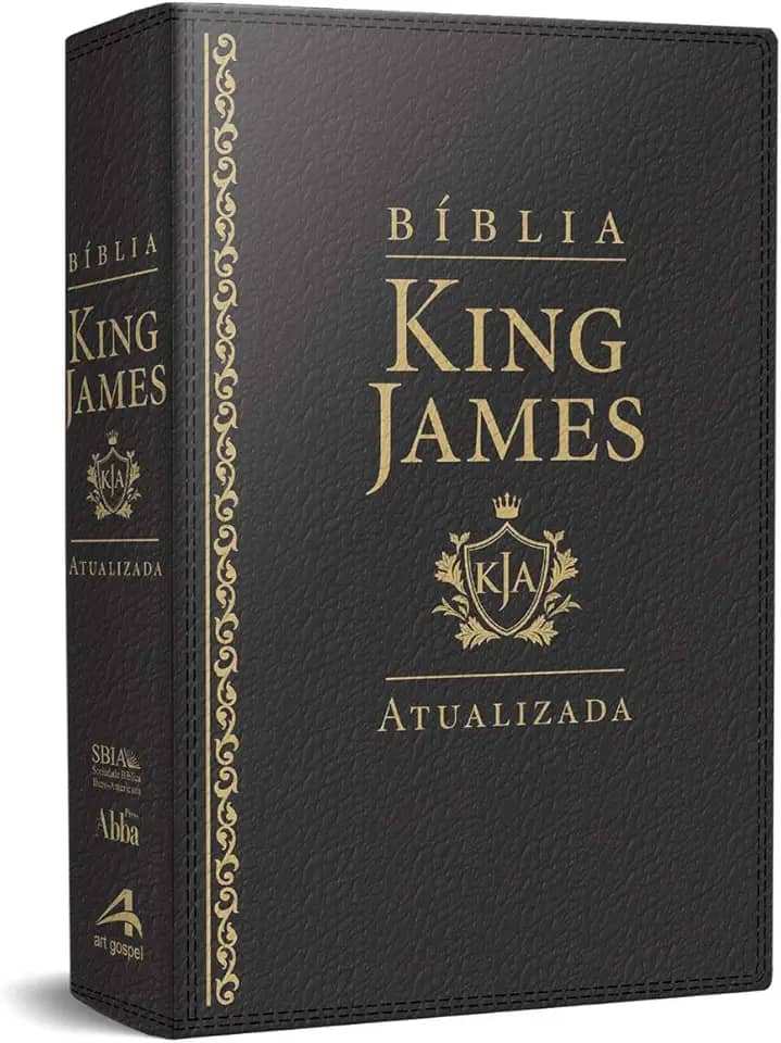 Bíblia De Estudo King James Atualizada Letra Grande Preta