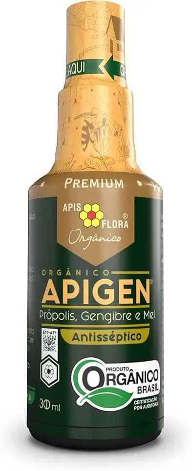 Apis Flora Apigen Orgânico - Própolis Mel E Gengibre Spray 30 mL