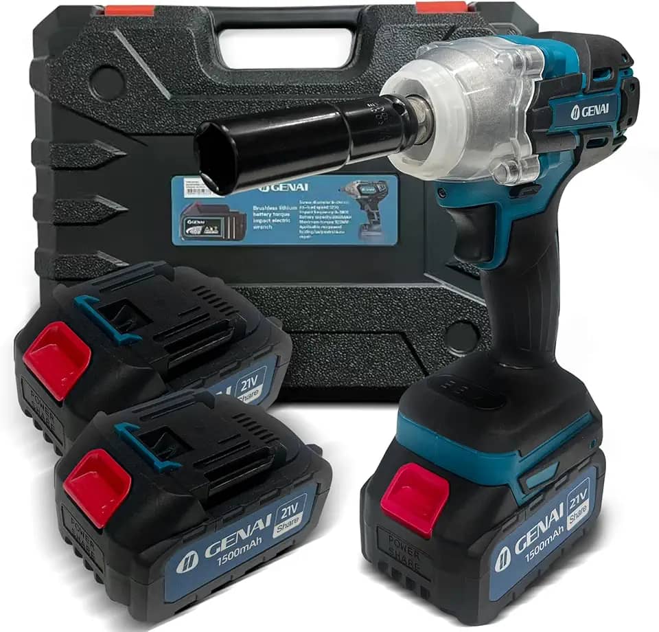 Chave de Impacto 21V, 1500mAh Baterias Parafusadeira Eletrica, com Chave De Impacto Parafusaadeira Furadeira