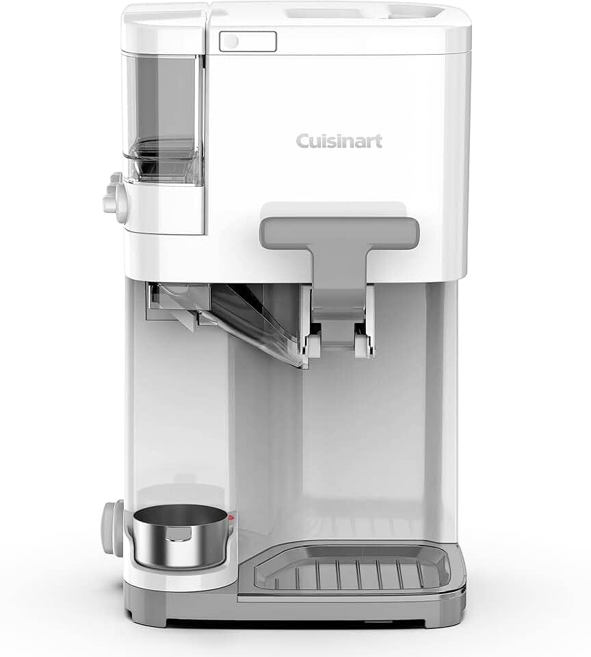 Cuisinart Máquina De Sorvete Soft Serve - Mix It In Ice Cream Maker Para Frozen Yogurt, Sorbet, Gelato, Bebidas 1,5 Quart, Branco, Ice-48