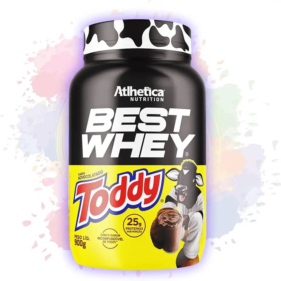 Best Whey Atlhetica 900g sabor Toddy – Edição Limitada - Blend de Whey Isolado, Concentrado e Hidrolisado