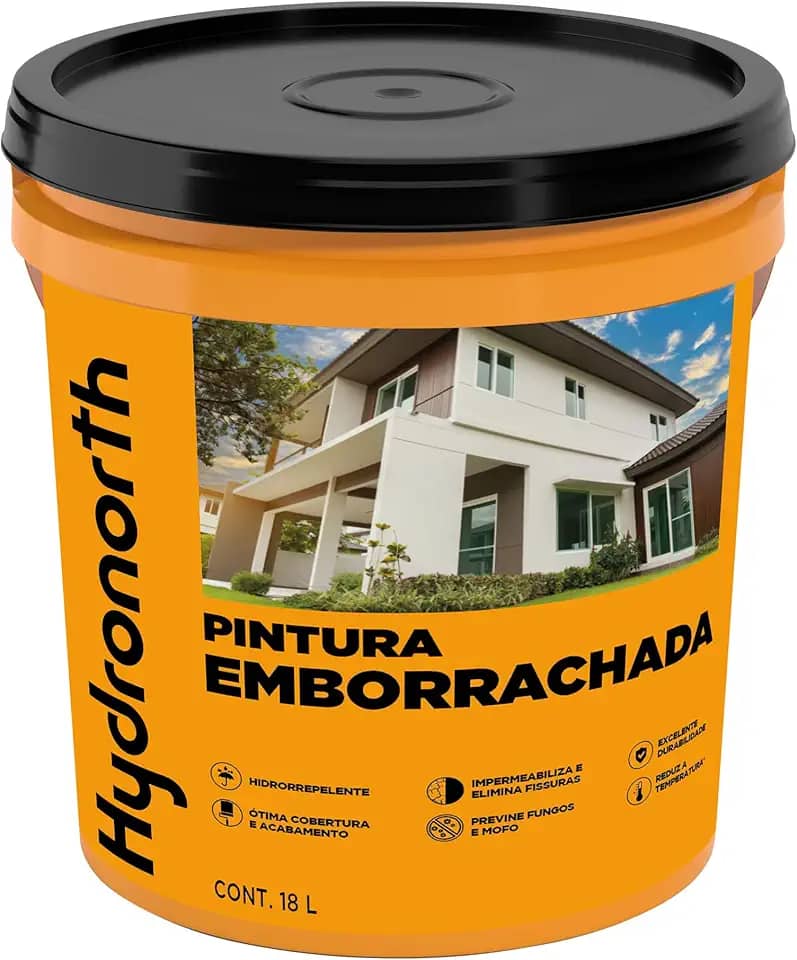 PINTURA EMBORRACHADA CROMIO BALDE 18 L - HYDRONORTH