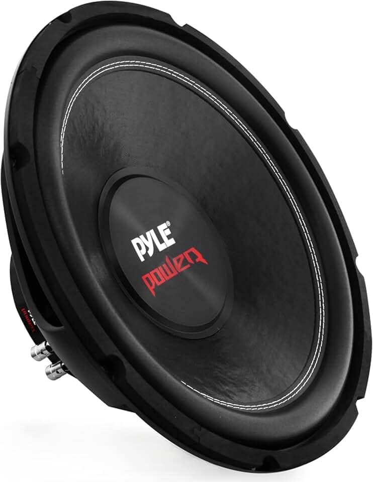 Pyle Altifalante de áudio subwoofer para carro, 800 V, cone de papel não prensado de 8", cesta de plástico preto, bobina móvel dupla, impedância de 4 ohm, estéreo
