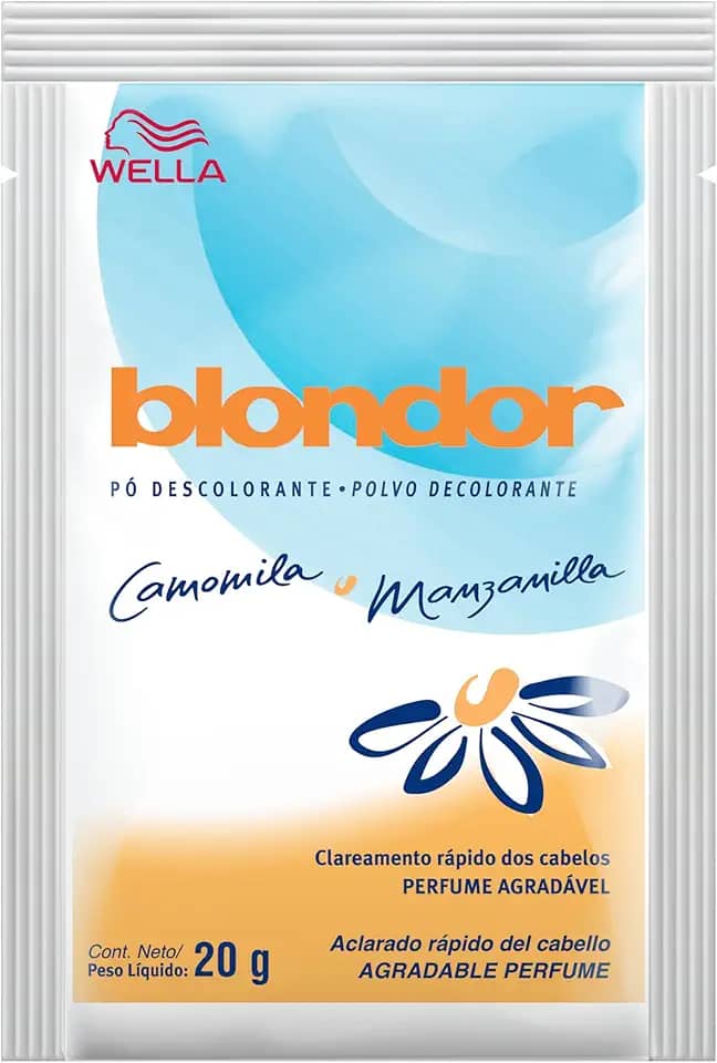 Blondor Descolorante Em Pó Clareador Sachê Individual 20G