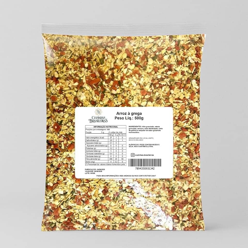 Tempero Arroz à grega (500g)