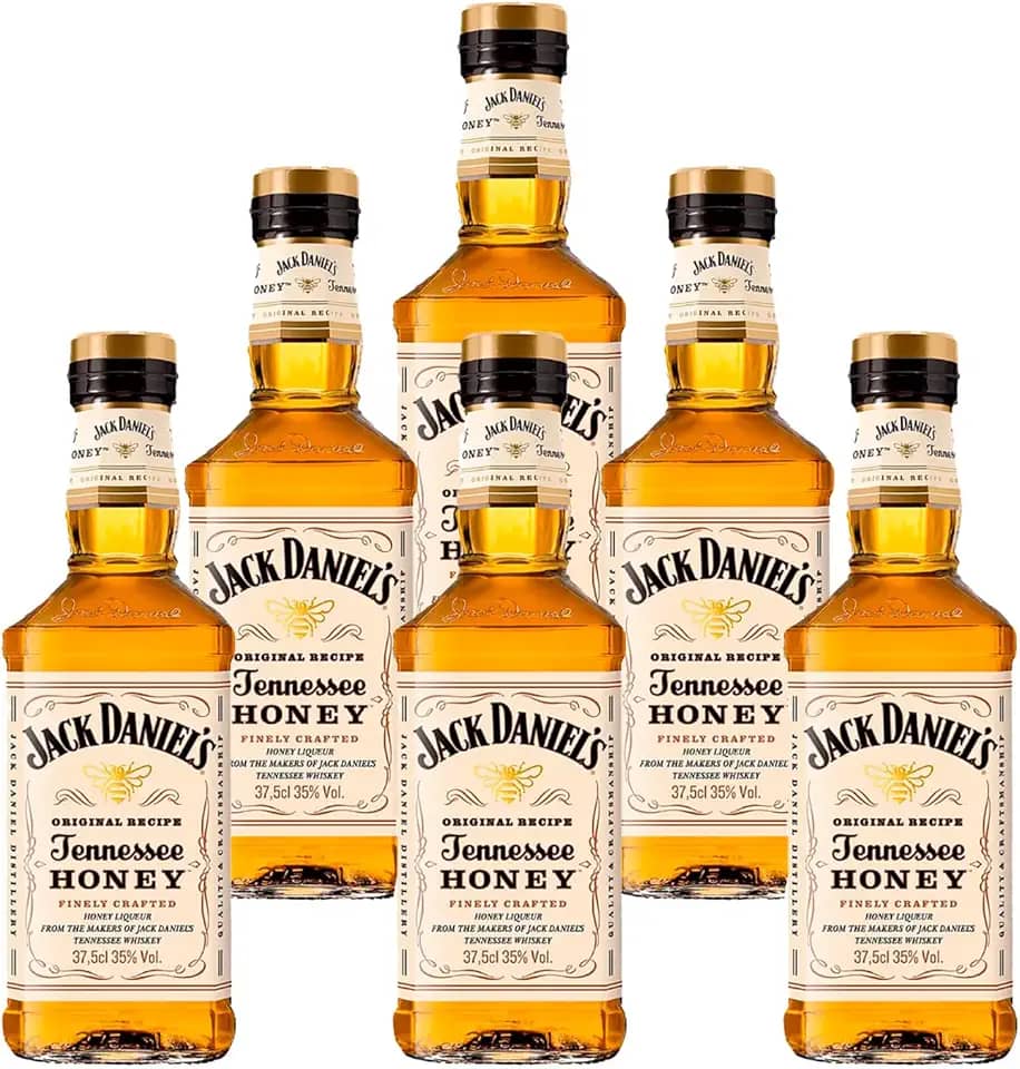 Kit Whisky de Mel Jack Daniel's Honey 375ml 6 Unidades