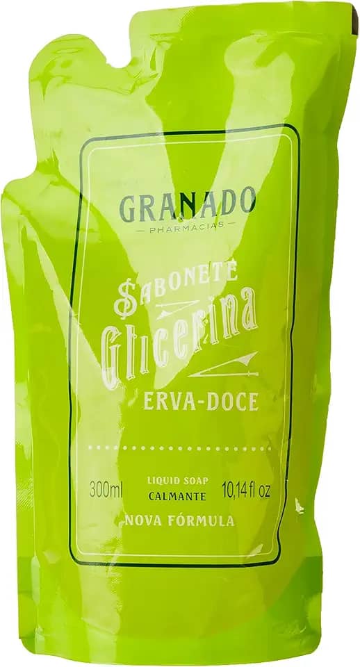 Granado Refil Sabonete Líquido Glicerina, Erva-Doce, 300ml
