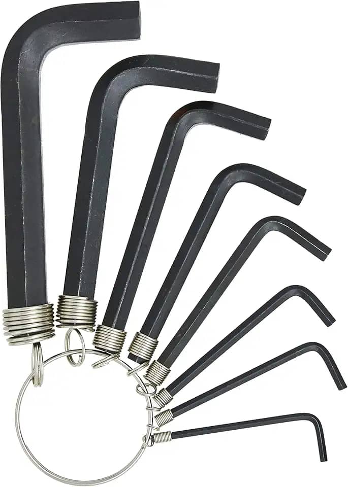 CARBOGRAFITE Jogo De 8 Chaves Hexagonais Carbografite 012479812 Preto