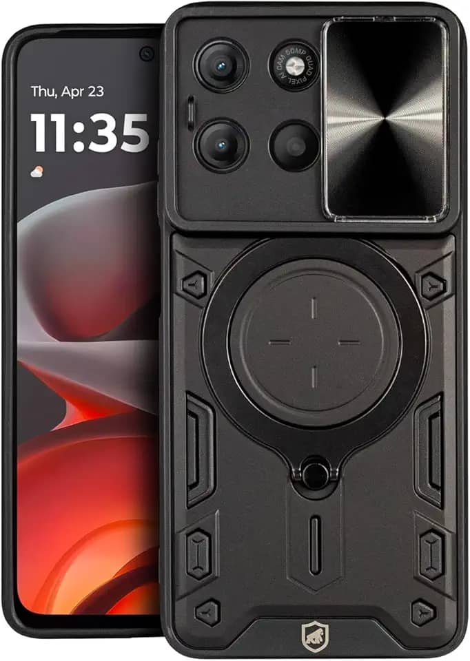 Gshield Capa Case Capinha Discovery para Motorola (Preta, Moto G15)