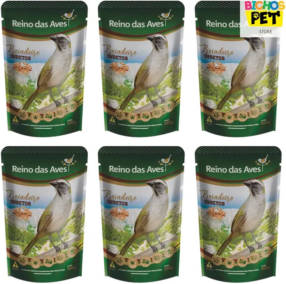 Ração Reino das Aves - Boiadeiro Insetos - 500g