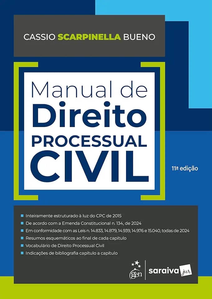 Manual de Direito Processual Civil - 11ª Edição 2025