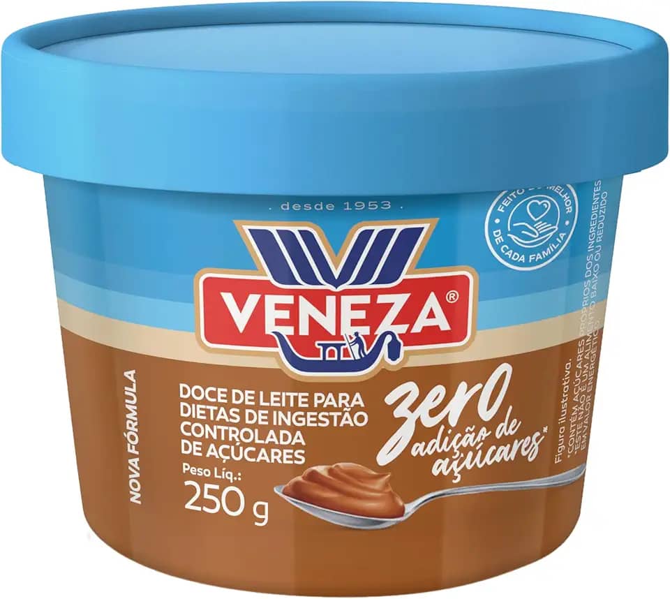 Veneza Doce de Leite Zero Adição de Açúcares 250g