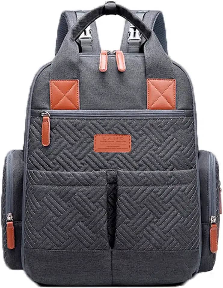 Bolsa Mochila Maternity Land Joy Cinza Original