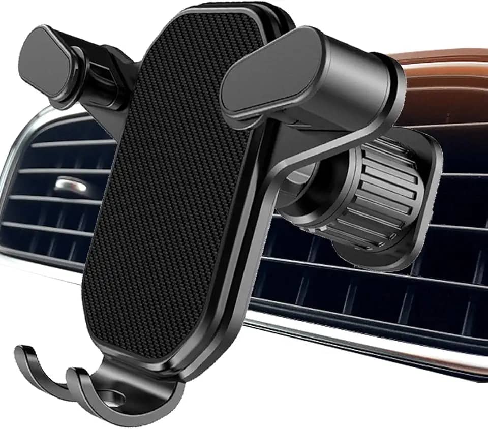 Universal Air Vent Car Phone Mount,Suporte de telefone celular Hands Free Car Cradle | Suporte de telefone estável de fácil fixação para carro compatível com a maioria dos telefones celulares Sritob