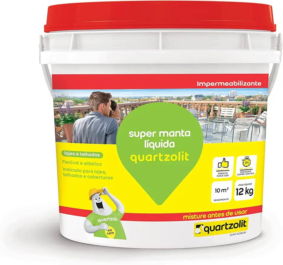 SUPER MANTA LIQUIDA BRANCA QUARTZOLIT 12KG