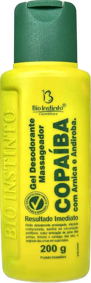 Gel Massageador Copaíba E Andiroba 200g - Bio Instinto