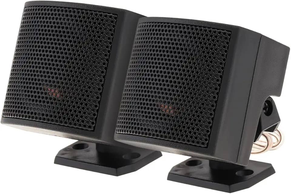 Tweeters de carro, 2 peças de alto-falantes pequenos de 500 W mini tweeter de alta eficiência para sistema de áudio de carros
