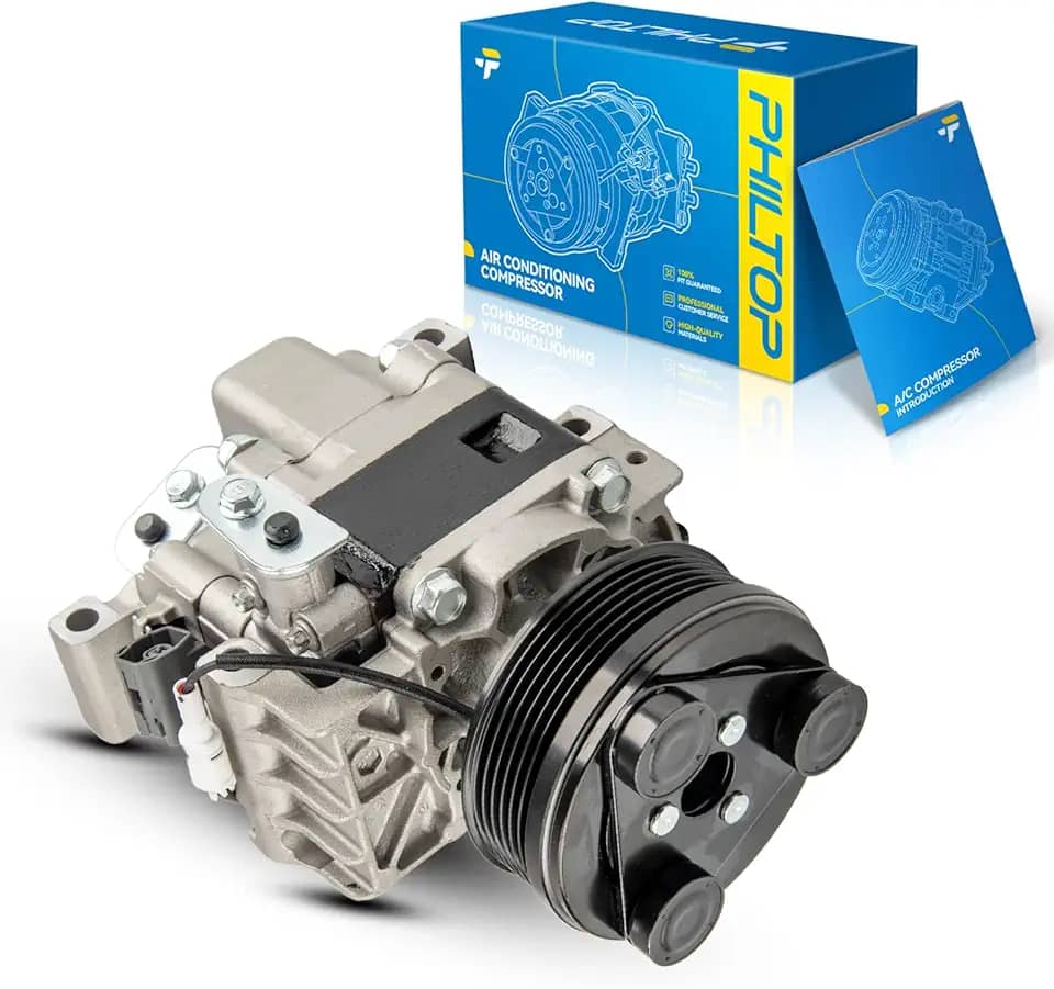 PHILTOP Compressor CA de ar condicionado 97471 para CX-7 2007-2008, compressor A/C com embreagem