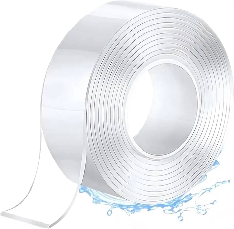 Super Fita Mágica Nano Adesiva Dupla Face Transparente Extra Forte Lavável 3M