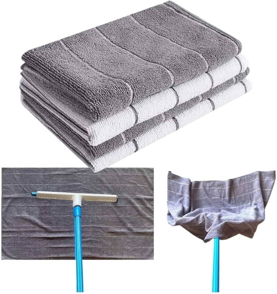 ISKILO 4 Super Pano Chão Microfibra Grande 80x50 Panão Limpeza (cores sortidas)