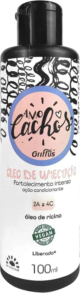 Griffus Óleo De Umectação Amo Cachos Ricino Cosméticos 100 Ml