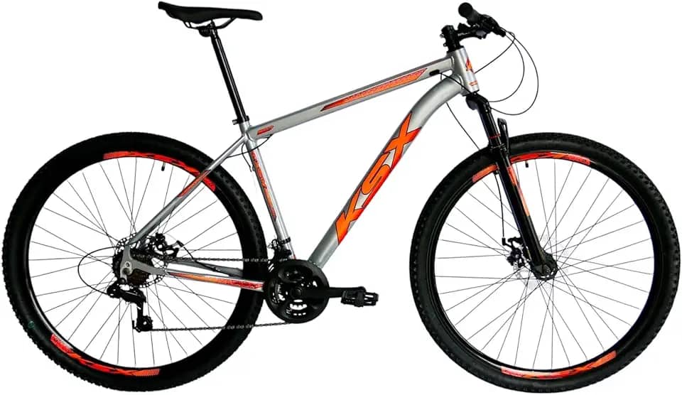 Bicicleta Bike Aro 29 KSW E KSX XLT 200 MTB Alumínio 21V Marchas Rapid Fire Cabeamento Superior Interno