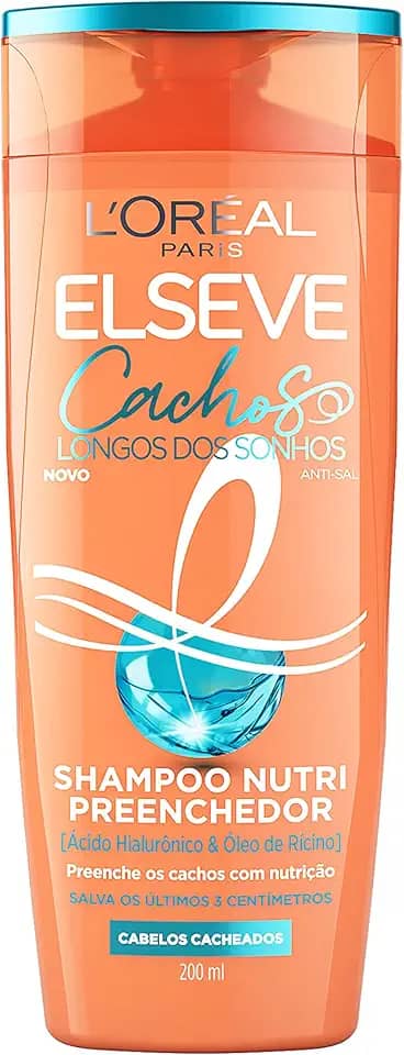 ELSÉVE Shampoo Nutri Preenchedor Elseve Cachos Longos Dos Sonhos 200Ml