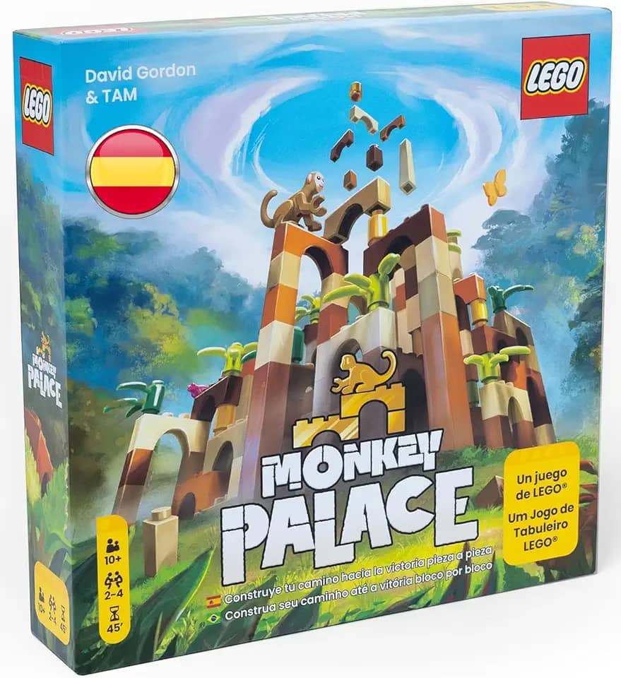 LEGO & Galápagos, Monkey Palace, Jogo para Família, a partir de 10 anos, 2 a 4 jogadores, partidas de até 45 min