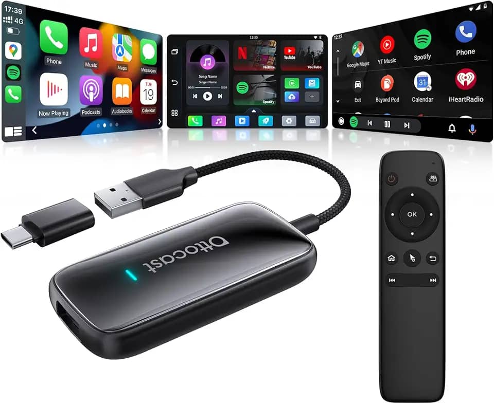 OTTOCAST Play2Video Ultra Magic AI Box com controle remoto