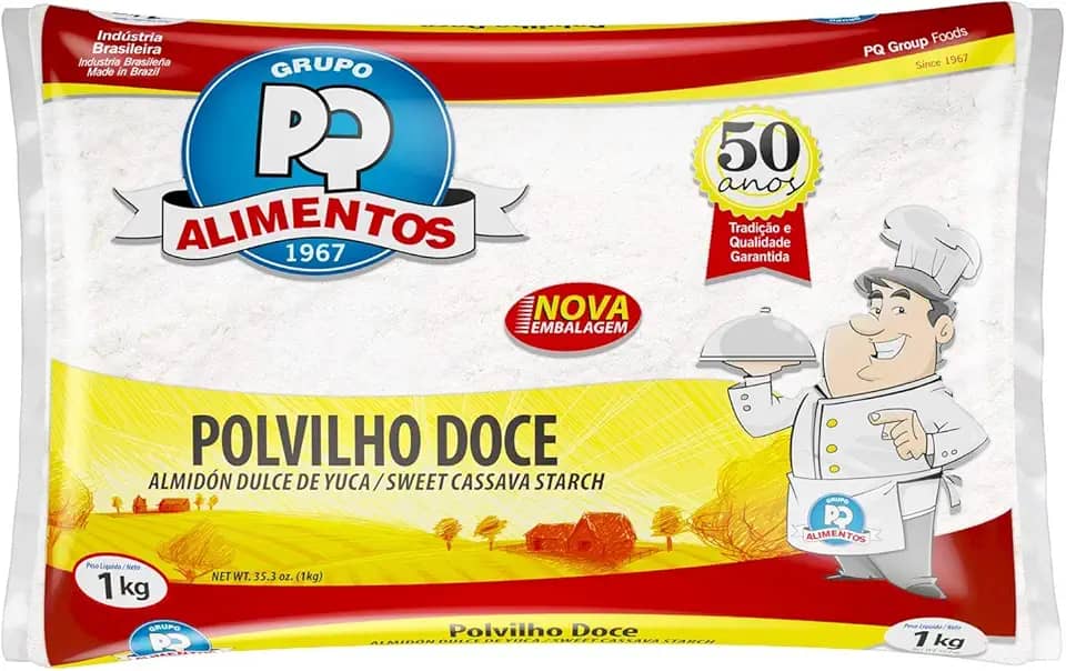 Polvilho Doce (1 kg) PQ Alimentos Sabor 1 kg