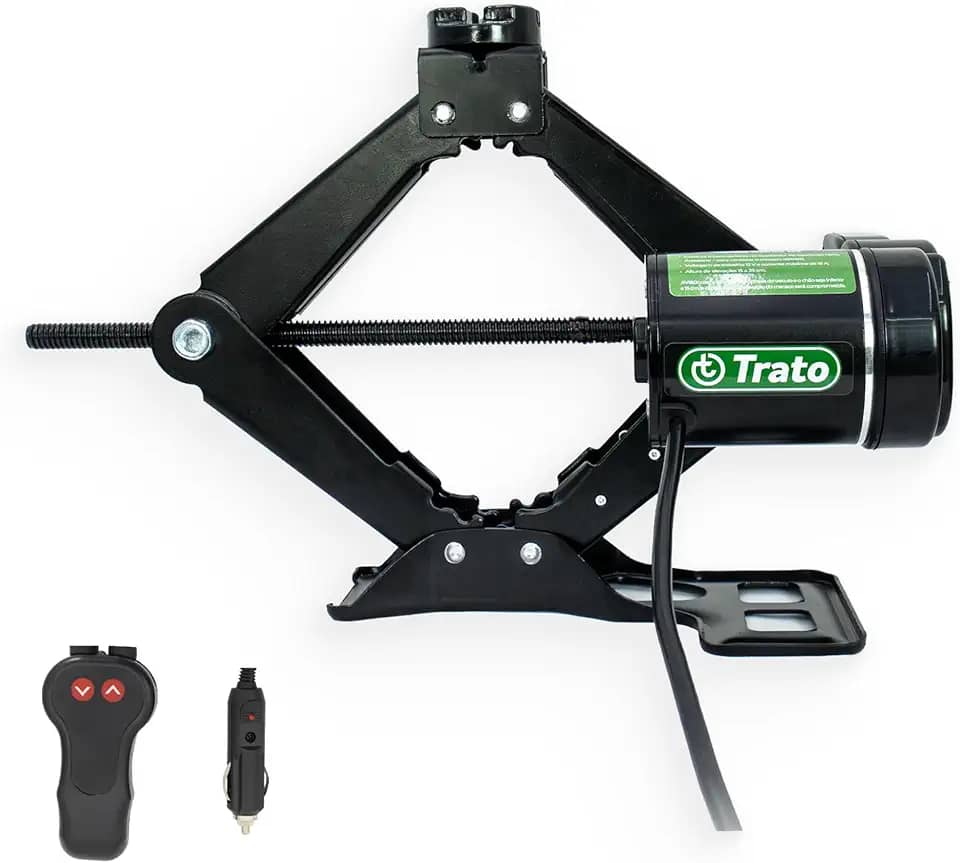 Macaco Sanfona 12V Elétrico 3 Toneladas TMAC3 Trato