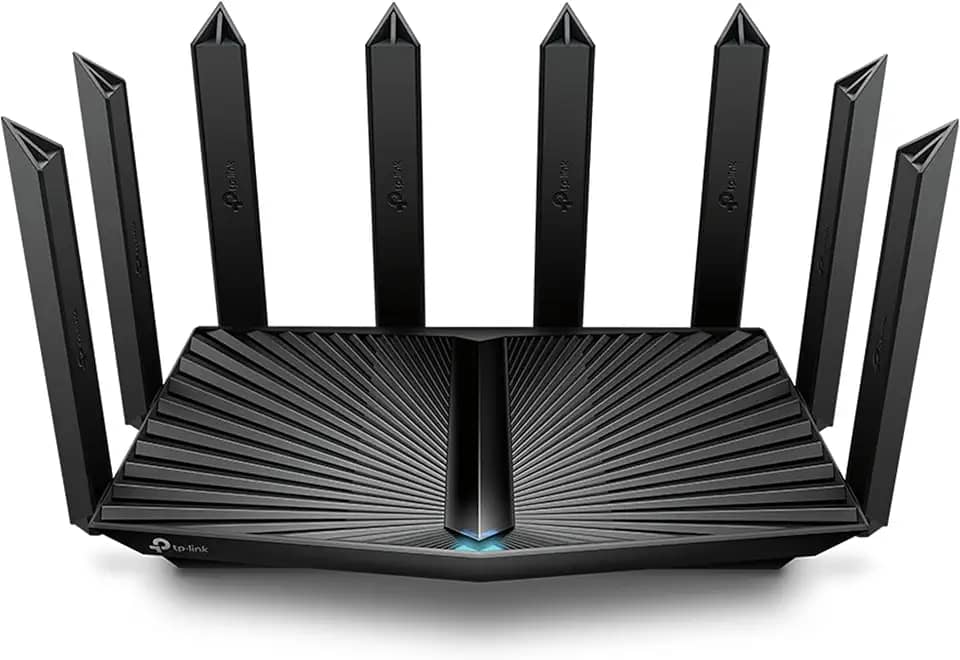 TP-Link Roteador AX6000 Wi-Fi 6 (Archer AX80) – Banda dupla, porta WAN/LAN de 2,5 Gbps, transmissão de 8K, roteador de Internet sem fio com OneMesh e modo AP, cobertura de longo alcance, WPA3,