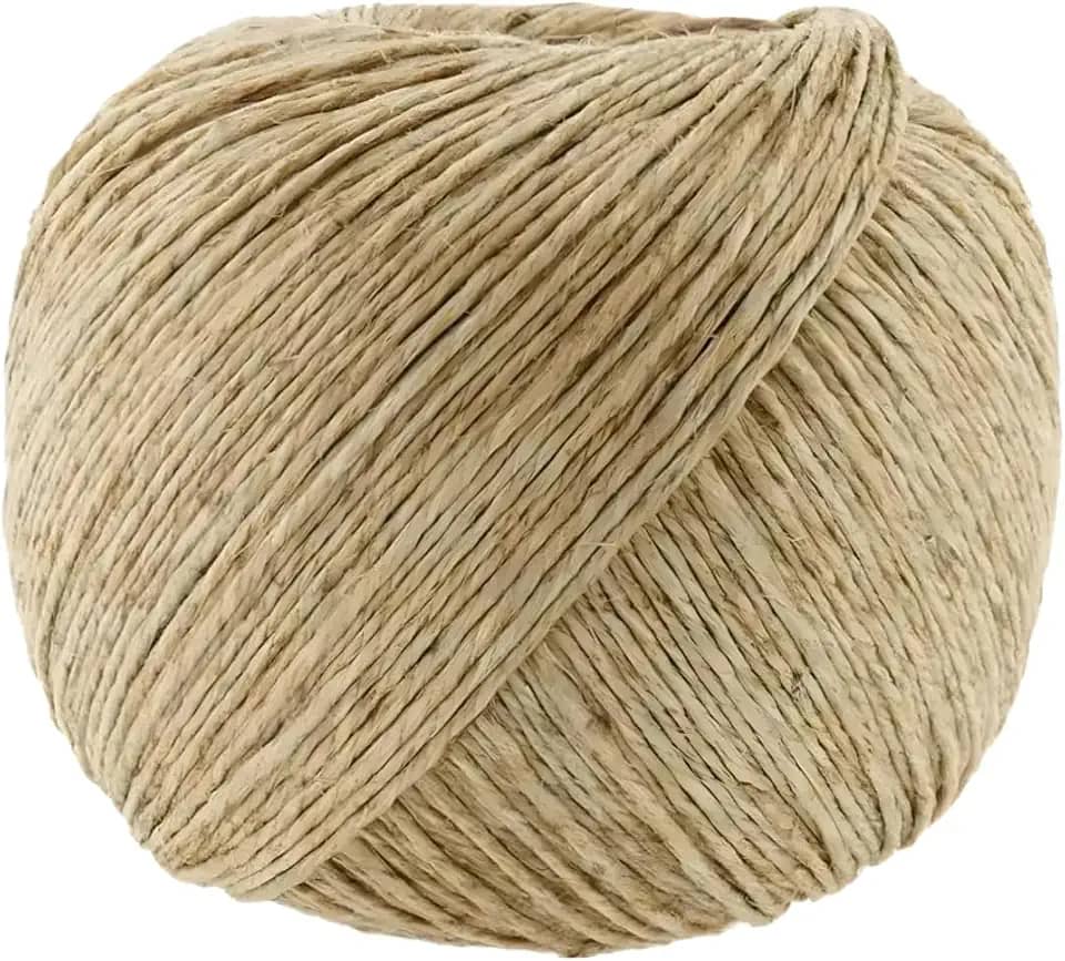 Fio Cordão Barbante Rami 2mm Rolo 200g Sisal Aprox 180mts Para Artesanatos Convite Amarração