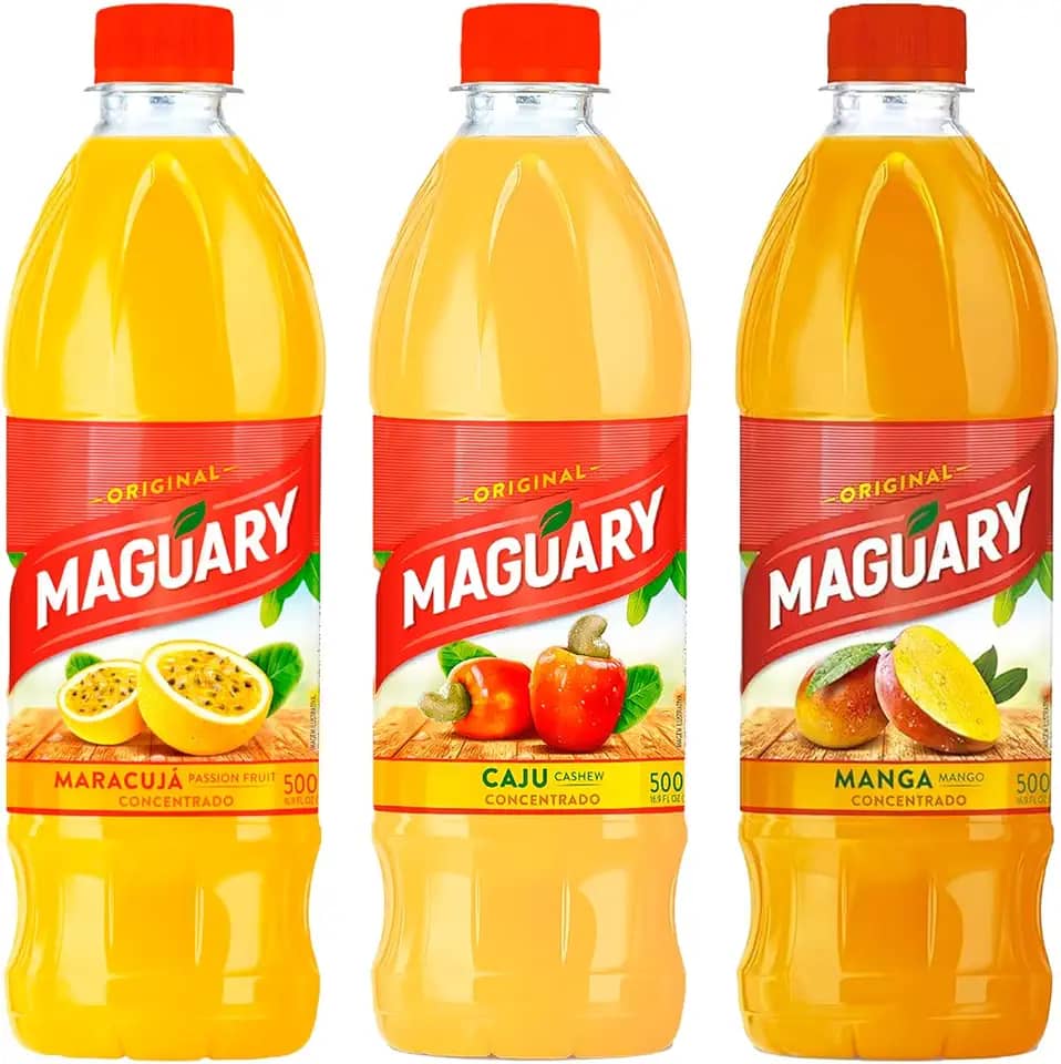 WebBar, Kit Suco Concentrado Maguary Maracujá Caju e Manga 500ml