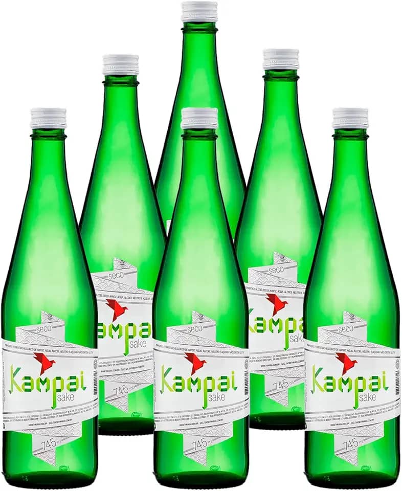Genérico, Saquê Seco Kampai Sake Futsuu-Shu 745ml 6 Unidades