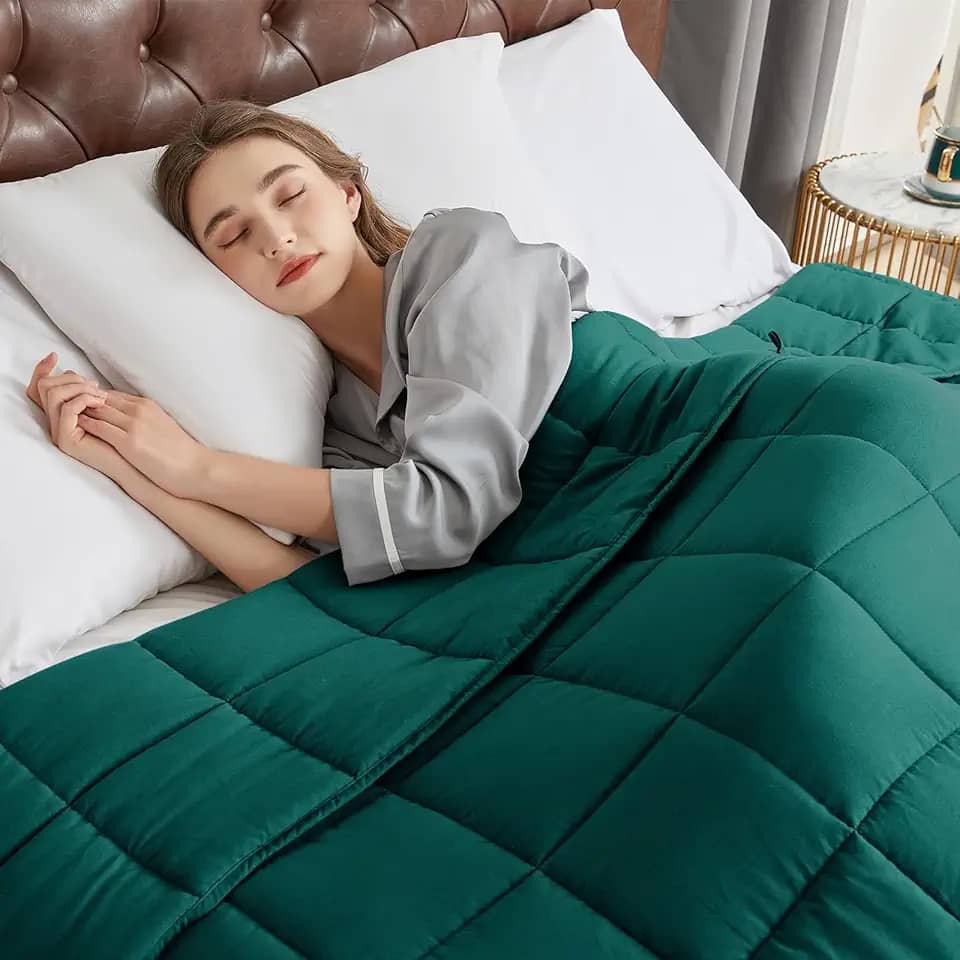 CYMULA Cobertor pesado para adultos (tamanho Queen Size 6,8 kg 152,4 x 203,2 cm) - Cobertores pesados respiráveis e refrescantes para o verão e inverno - Manta confortável ultra microfibra macia com