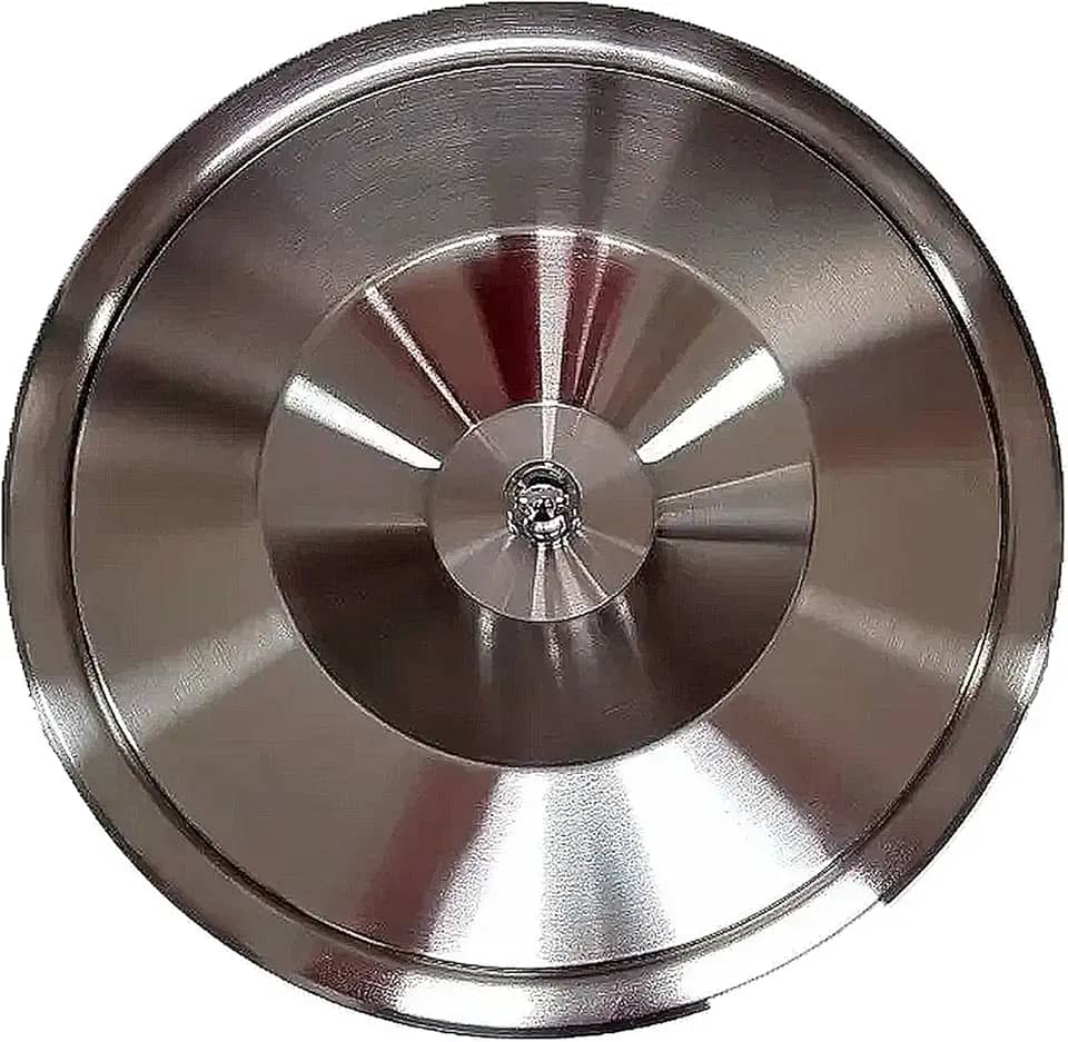 Cesto Lixeira de Embutir 5 Litros Inox Escovado E Alumínio