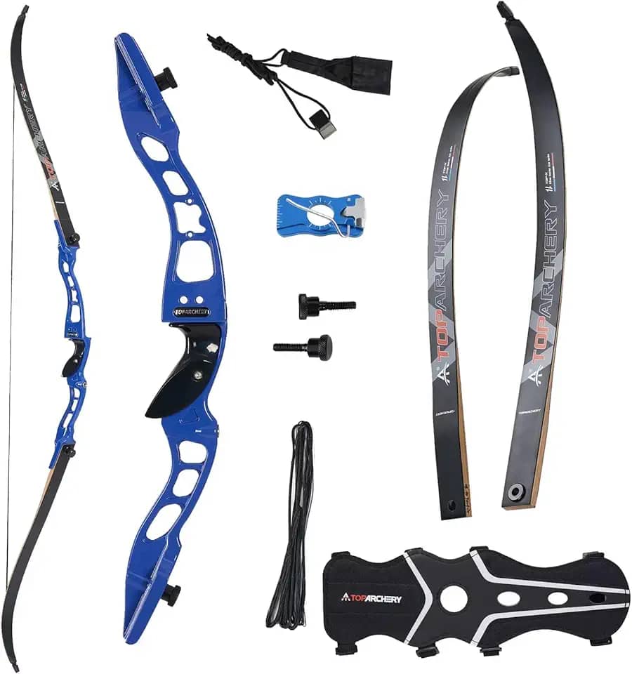 TOPARCHERY Arcos recurvos para adultos, arcos de tiro com arco - Arco de remoção de competição projetado para arqueiros profissionais