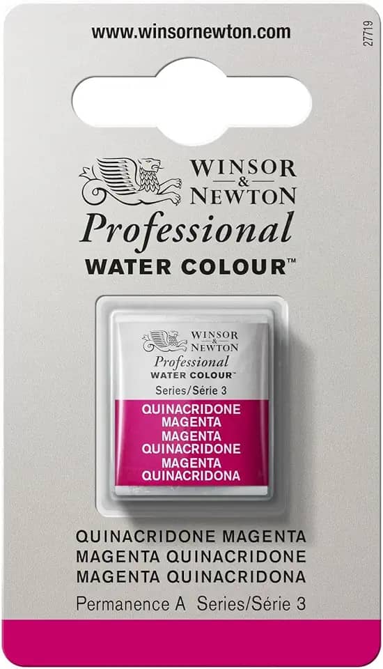 AQUARELA W&N PROF PASTILHA QUINACRIDONE MAGENTA 0101545