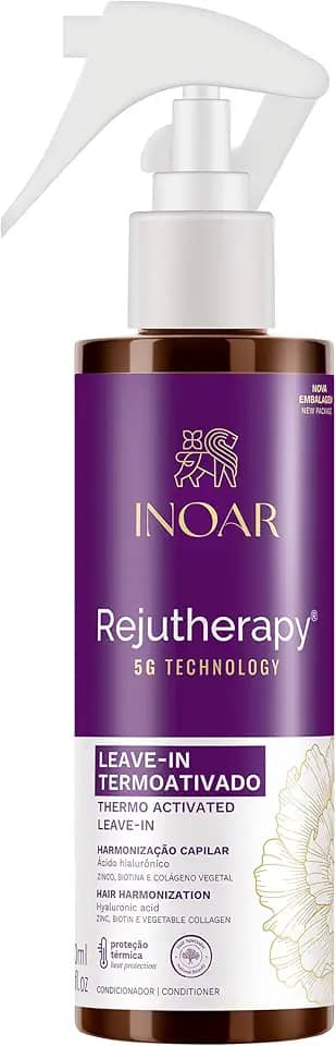 Inoar, Rejutherapy, Leave-In, Hidratação, Proteção Térmica, Controle Do Frizz, Com Biotina E Tecnologia 5g - 200ml
