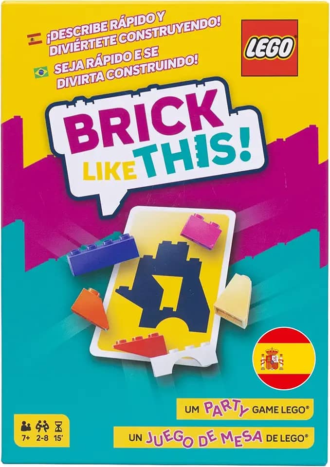 Asmodee, Brick Like This!, Jogo de Cartas para Festas, idade +7, 2-8 jogadores, Partidas de até 15 min