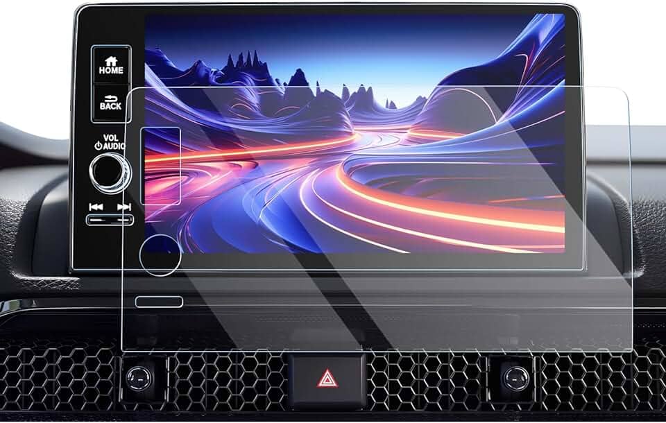 CDEFG 2 peças 2023-2025 2026 CR-V protetor de tela antirreflexo compatível com Honda CR-V 2023-2025 2026, tela sensível ao toque de 9 polegadas, HD Clear 2025 2026 Honda CR-V acessórios híbridos